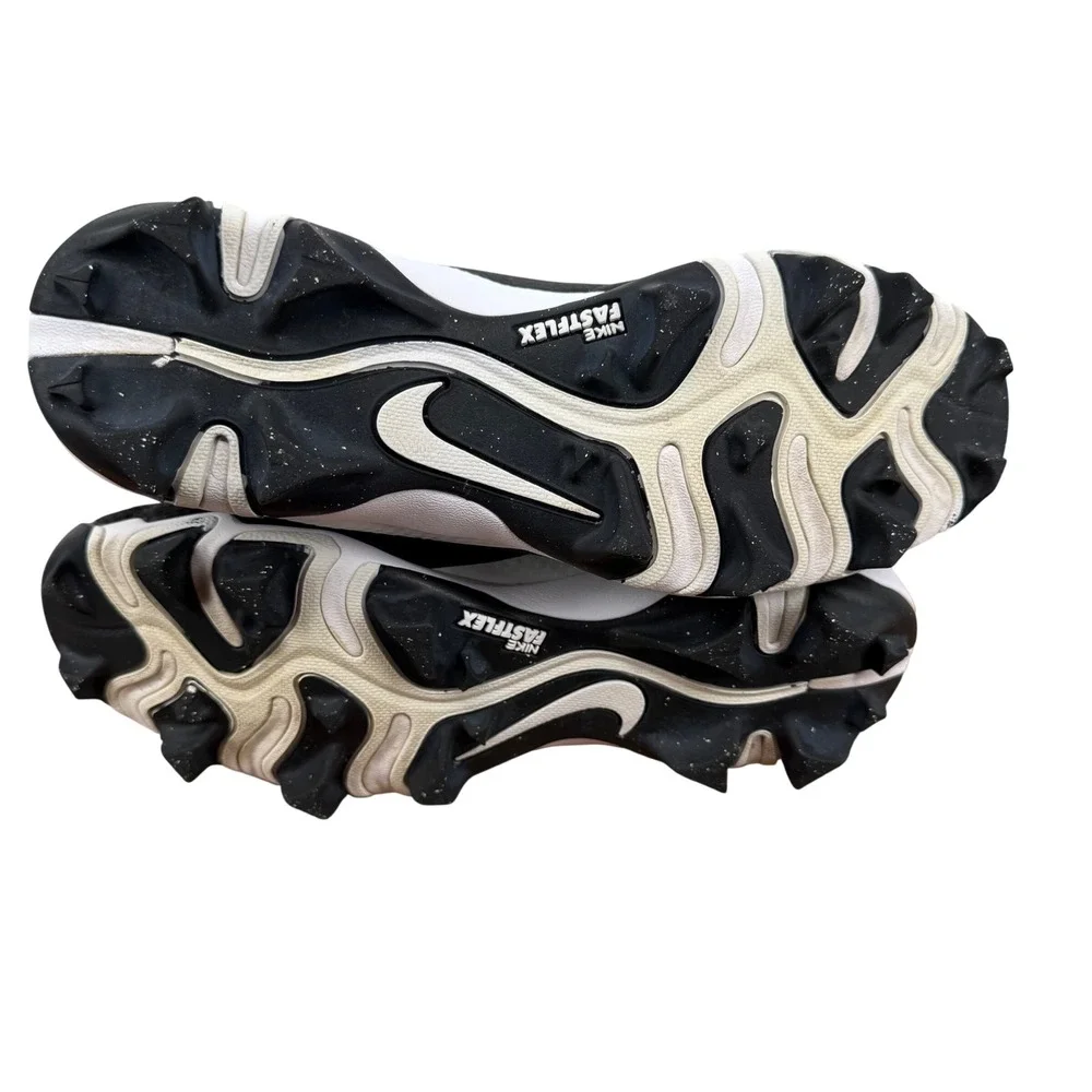 Nike Vapor Ultrafly 4 Keystone Cleats Black White Men 7.5 Football Baseball Flaw